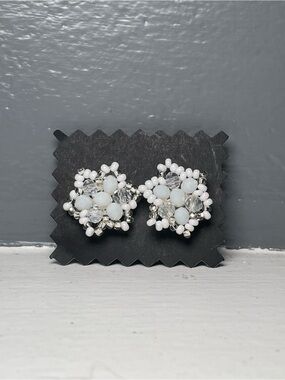 Huichol Beaded Star Stud Earrings